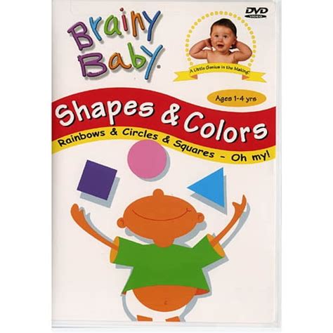 brainy baby shapes & colors dvd (classic) - Walmart.com - Walmart.com