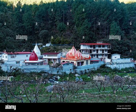 Neem karoli Baba Ashram at Kainchi Dham state Uttarakhand India March ...