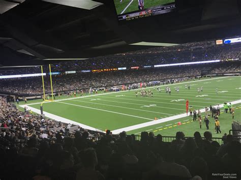 Superdome Section 150 - New Orleans Saints - RateYourSeats.com