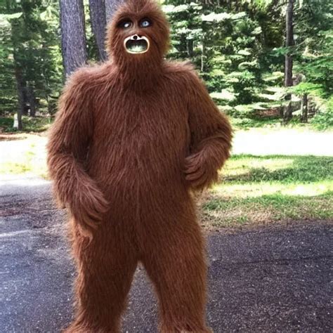 sasquatch costume, craigslist photo | Stable Diffusion