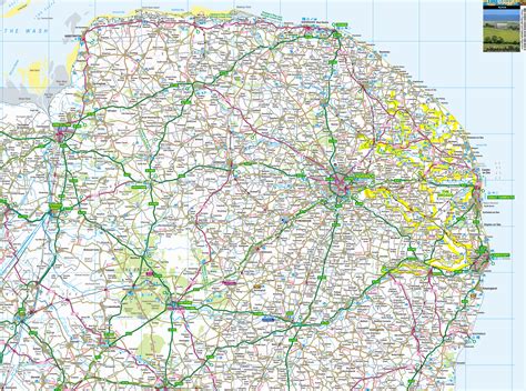 Norfolk Offline Map, including North Norfolk Coast, Norfolk Broads ...