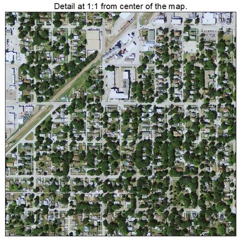 Aerial Photography Map of Le Mars, IA Iowa