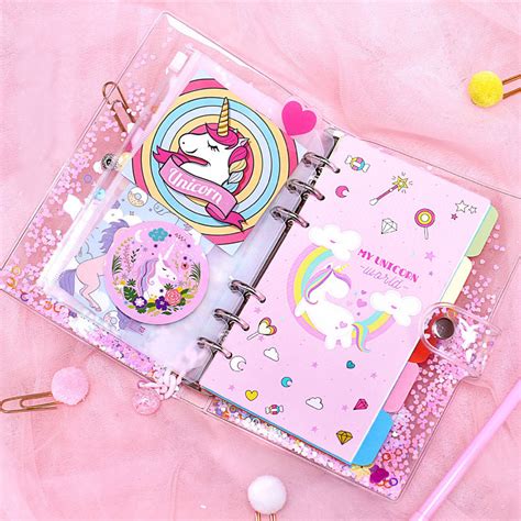 Notebooks & Paper - Kawaii Cute A5/A6 Notebook Diary Ins Girl Loose ...