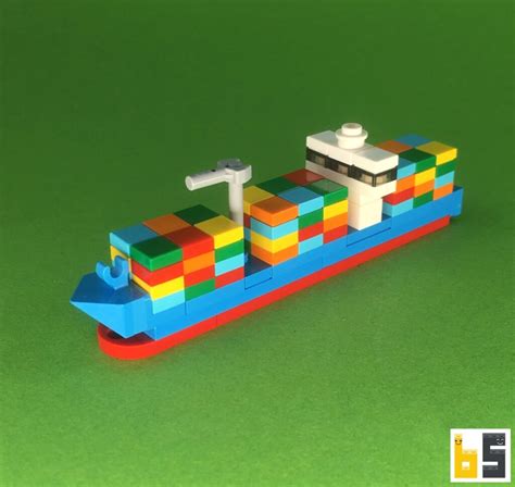 Container ship – kit from LEGO® bricks – The Brickworms