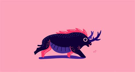 Horned Animals // Animated Gif Project :: Behance