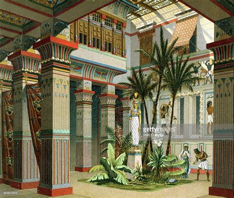 Stunning Interior of an Ancient Egyptian Palace