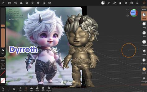 Archivo OBJ Baby dyroth fan art mobile legend 👶 ・Plan de impresión en ...