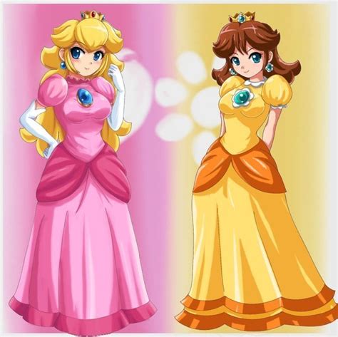 Princess Peach/Daisy ~*~ Video Game Series Minecraft Skin