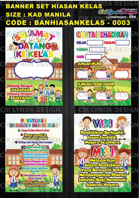 Background Banner Sekolah