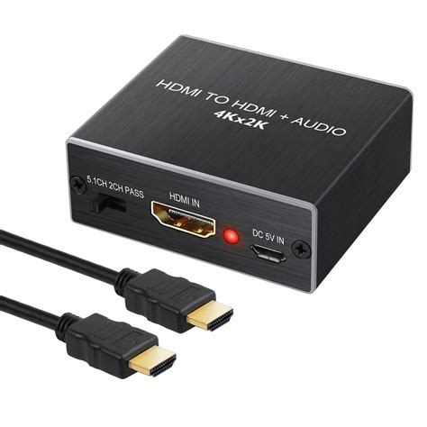 Proster HDMI Audio Extractor Converter HDMI to Optical Toslink SPDIF ...