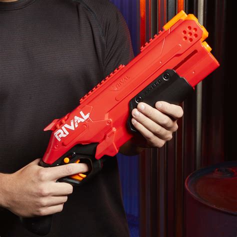 NERF Rival Takedown XX-800 Blaster -- Pump Action, Breech-Load, 8-Round ...