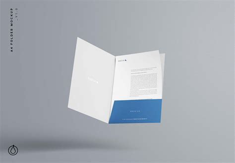 A4 Folder Mockup