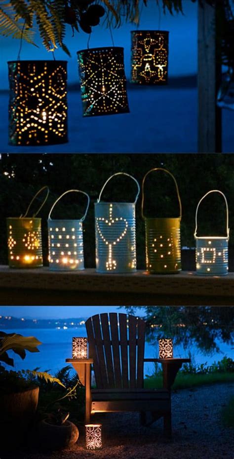 28 Stunning DIY Outdoor Lighting Ideas ( & So Easy! ) - A Piece Of Rainbow