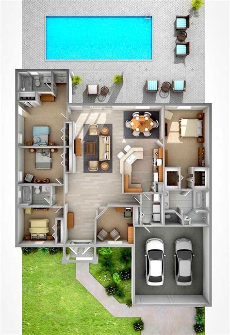 ปักพินในบอร์ด Casas modernas