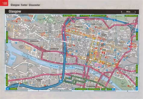 Map of Glasgow, Scotland - Free Printable Maps