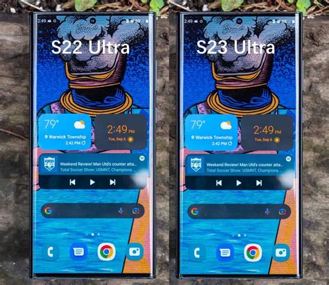 Galaxy S22 Ultra & S23 Ultra Side-By-Side & Bezel Comparison - TrendRadars