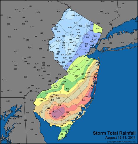 Mid-Atlantic Deluge | New Jersey Weather and Climate Network