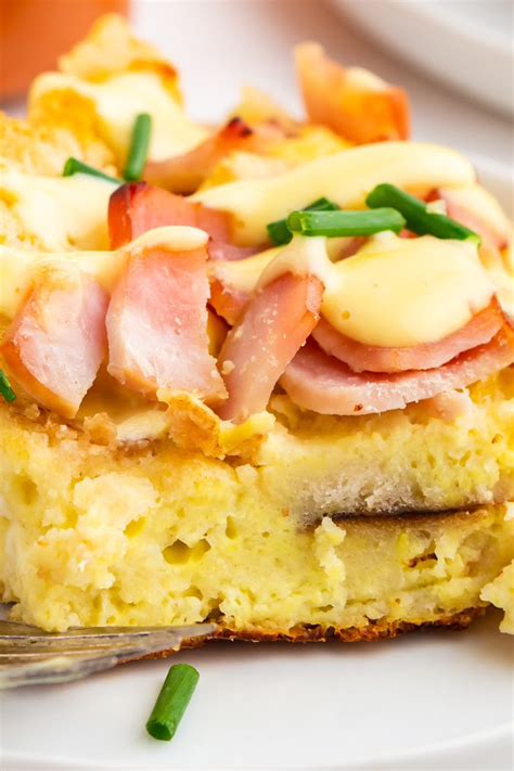 Overnight Eggs Benedict Casserole - Easy Budget Recipes