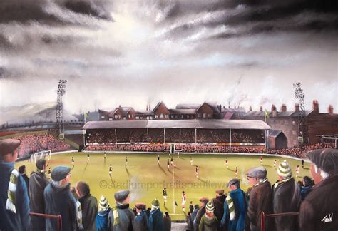 Down the Slope Easter Road Hibs V Hearts 1972 A3 Print - Etsy