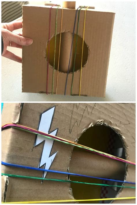 DIY Cardboard Guitar Craft - Desert Chica