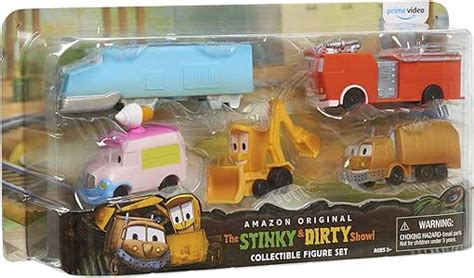 The Stinky & Dirty Show 5Piece Collectible Figure Set, Figures - Amazon ...