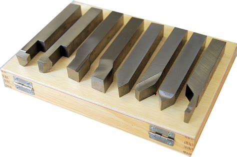 Set of 8 SCT Solid HSS Lathe Turning Tools 16 mm Square