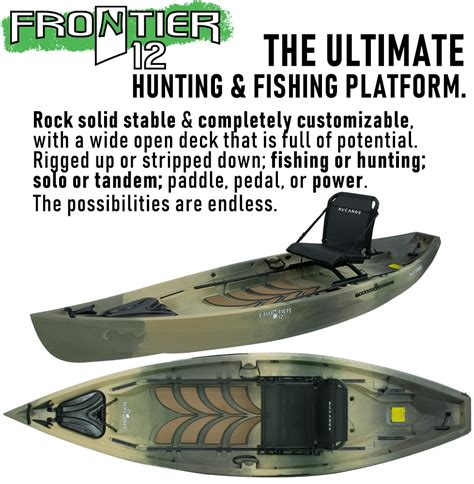 Frontier 12 | NuCanoe | Hunting & Fishing Kayaks