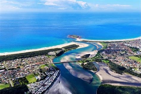 Lake Illawarra Entrance - Chilby Photography | Wollongong, Aerial photo ...