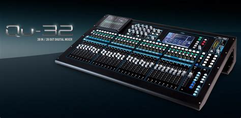 Allen & Heath QU32 Chrome Digital Mixing Console | Allen & Heath QU32 ...