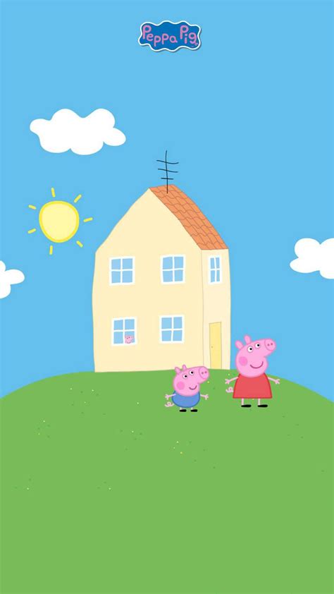 Peppa Pig House Wallpaper - EnWallpaper