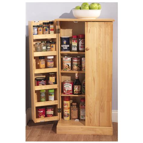 Kitchen Storage Cabinet Pantry Utility Home Wooden Furniture Bathroom ...