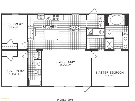 Image result for 1800 sq ft 4 bedroom split bedroom plan | Mobile home ...