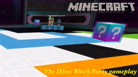 Minecraft - The Hive: Block Party gameplay - YouTube