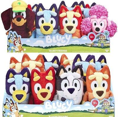 Single 8 Plush Toy Genuine Licensed Coco Bluey Friends Toys Toys & Games