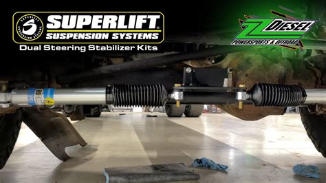 Superlift Dual Steering Stabilizer Kits - YouTube