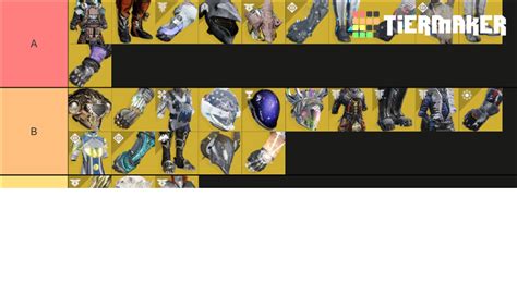 Destiny 2 Warlock Exotics(S18) Tier List (Community Rankings) - TierMaker