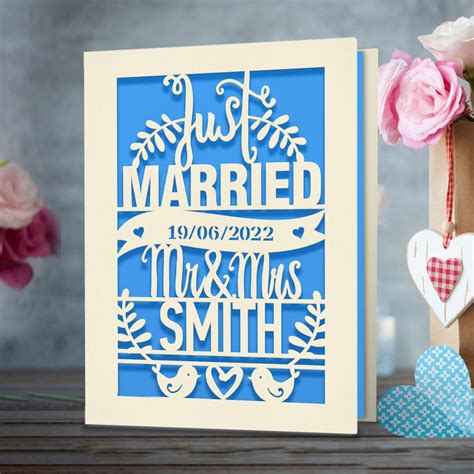 Personalized Anniversary Card Custom Wedding Anniversary Card Gifts ...