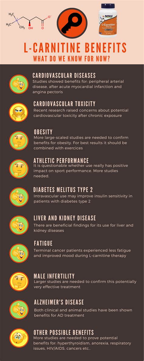 L-Carnitine - Benefits, Dosage, Side effects and Reviews - Drugs Details