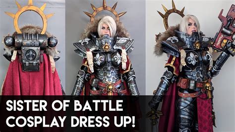 Sister of Battle Cosplay Transformation - Warhammer 40k - YouTube