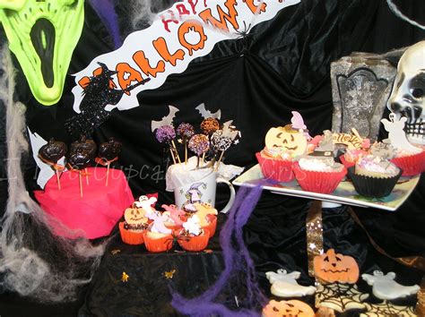 Mesa de dulces de Halloween - Imagui