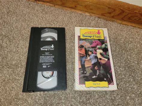 RARE BARNEY HOP To It VHS Tape Barney & Friends (1992) Time Life ...