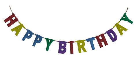 Birthday Banner PNG Cutout - PNG All | PNG All