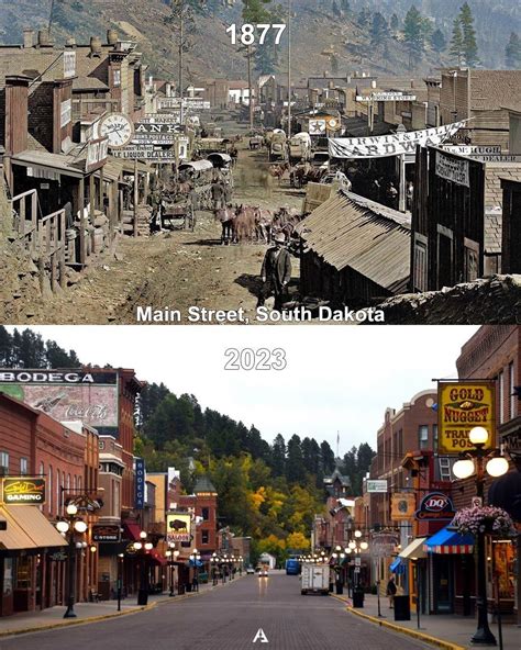 Deadwood — then and now! : r/deadwood