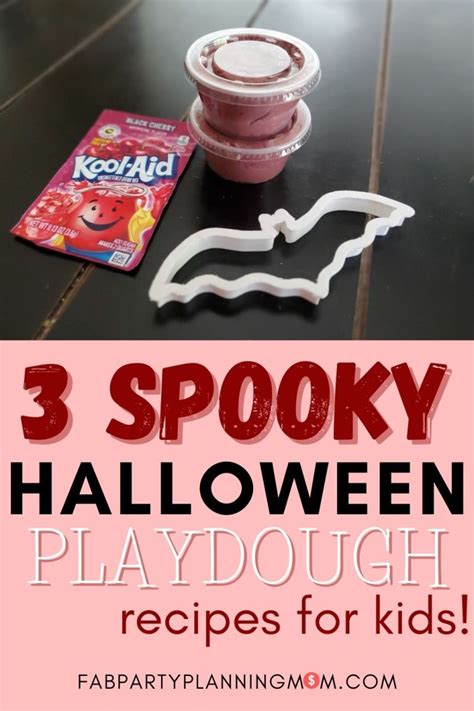 Halloween Playdough – 3 Spooky Recipes For Kids - FAB Party Planning Mom