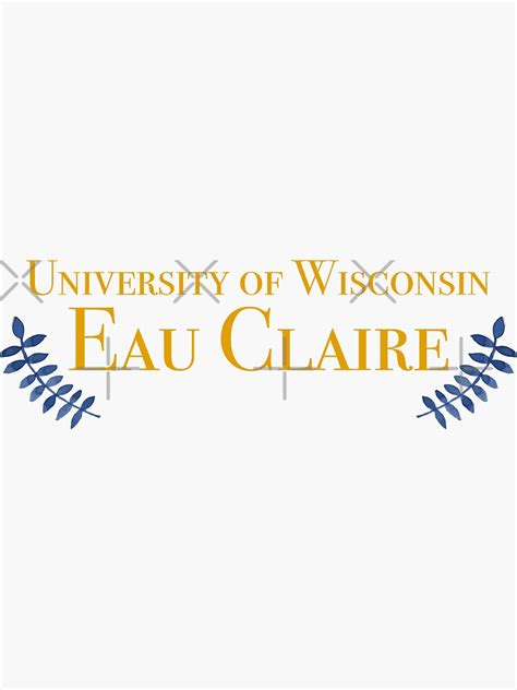 "University of Wisconsin - Eau Claire" Sticker for Sale by ...