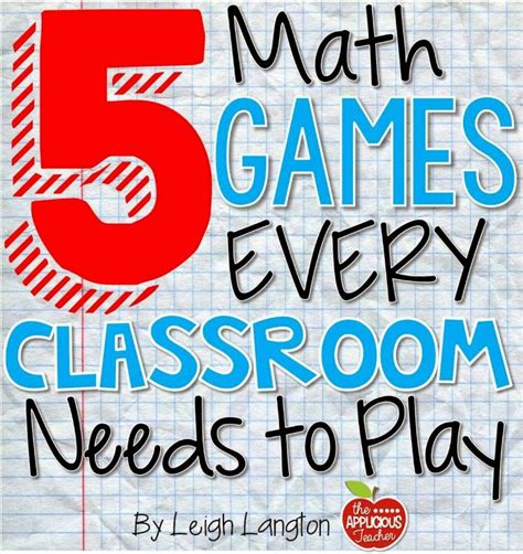 5 Math Games Every Classroom Needs to Play - The first knowledge ...