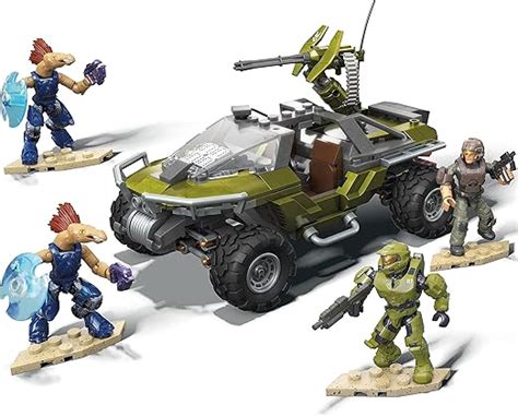 Amazon.com: Mega Construx Halo Warthog Rally Vehicle Halo Infinite ...