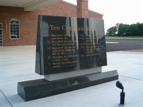 Ten Commandments Monument - Acme Stone Company