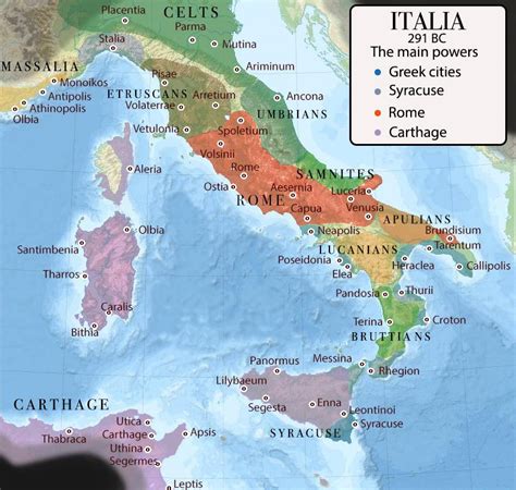 ITALY 291 BC. The third Samnite war period. Semi-based on the actual ...