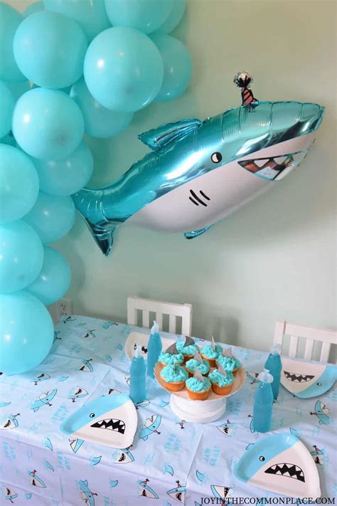 Throw an Easy Shark Birthday Party! - Joy in the Commonplace